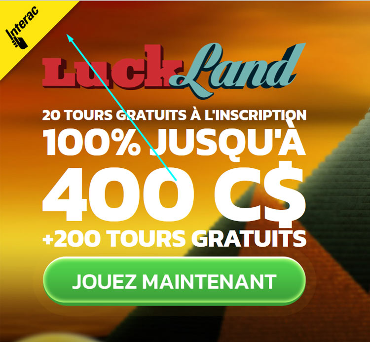 casino en ligne acceptant Interac